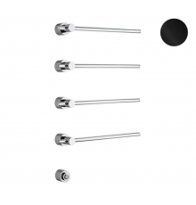 Полотенцесушитель, Margaroli, Sole, шгв 360*93*845, Box, цвет-Black Brushed Nickel