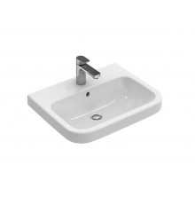 Раковина, Villeroy&Boch, Architectura, шг 550*470, отверстия для смесителя-1 сквозное, 2 промаркированных, CeramicPlus, цвет-альпийский белый