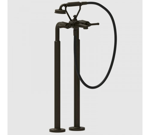 Смеситель для ванны и душа, Gessi, VENTI20, напольный, цвет-Aged Bronze