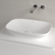 Раковина, Villeroy&Boch, Loop&Friends, шгв 560*380*120, отверстия для смесителя-отсутствуют, цвет-альпийский белый