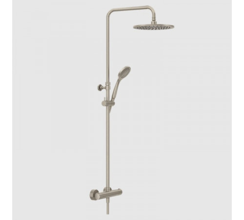 Душевая стойка, Gessi, Minimalistic shower, цвет-Finox Brushed Nickel