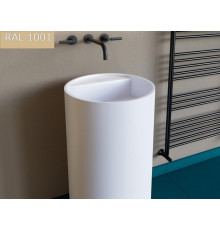 Раковина, Salini, Armonia Top, шгв 450*450*850, отверстия для смесителя-отсутствуют, цвет-RAL1001 Beige