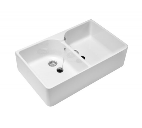 Мойка, Villeroy&Boch, O'Novo, шгв 795*500*220, CeramicPlus, цвет-альпийский белый