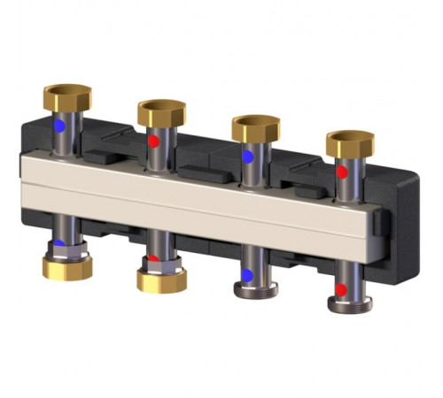 Коллектор распределительный, 1 1/2", 3 контура, размер отвода-1 1/2", 4,5 м3/ч