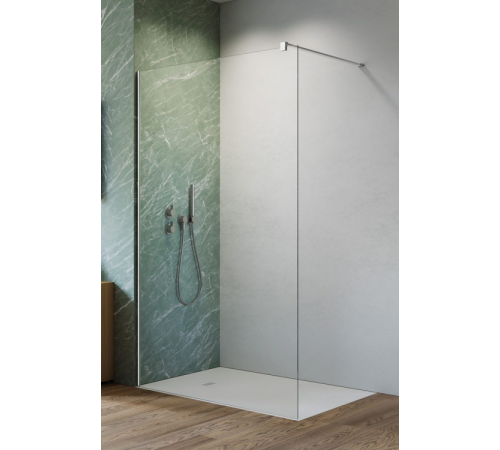 Душевая перегородка, Radaway, NES Walk-in II, шв 800*2000, хром, цвет стекла-прозрачный, Easy Clean