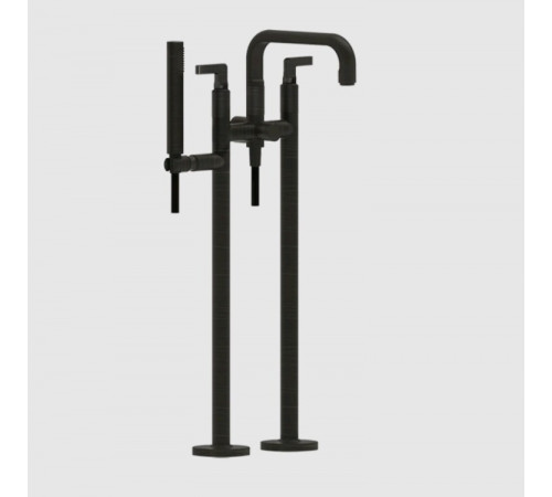 Смеситель для ванны и душа, Gessi, Inciso, напольный, цвет-Aged Bronze