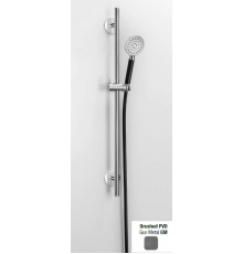 Душевой гарнитур, Almar, Sliding Rails set, 90*224, цвет-Gun Metal Brushed PVD (Товар заказной, возврату не подлежит)