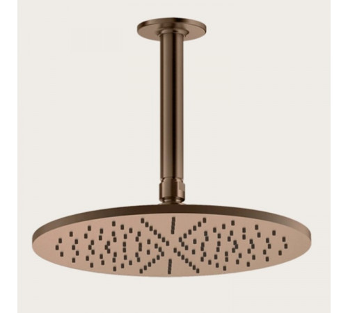 Верхний душ, Gessi, Inciso, 300*300, цвет-Copper Brushed PVD