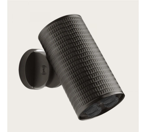 Верхний душ, Gessi, Spotwater Meccanica, 79*79, цвет-Black Metal Brushed PVD