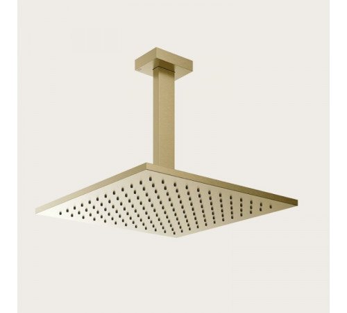 Верхний душ, Gessi, 300*300, цвет-Brushed Brass PVD