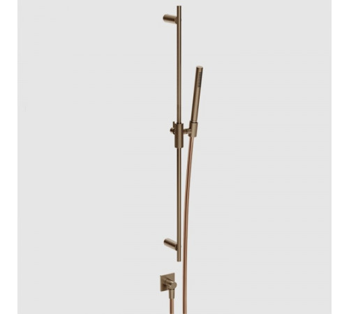 Душевой гарнитур, Gessi, Incastri, 23, цвет-Coffee Bronze Brushed PVD