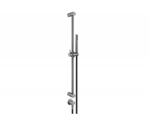 Душевой гарнитур, Gessi, Shower316, цвет -Warm Steel BrushedPVD