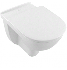 Унитаз, Villeroy&Boch, O'Novo Vita, подвесной, шгв 360*595*460, CeramicPlus, цвет-альпийский белый