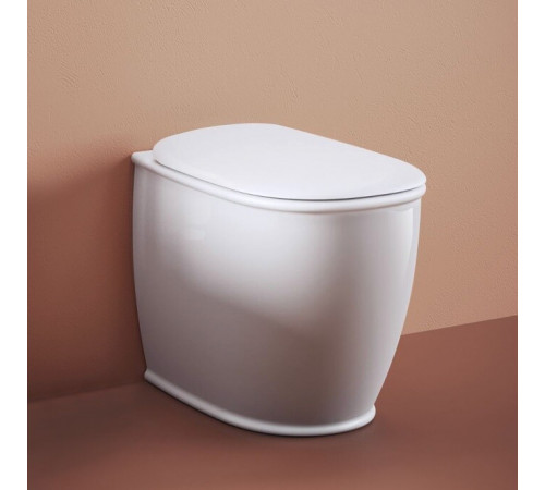 Унитаз, Artceram, Atelier, приставной, шгв 375*525*420, цвет-белый матовый (Товар заказной, возврату не подлежит)