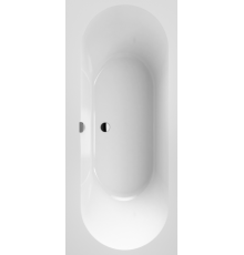 Ванна, Villeroy&Boch, Oberon 2.0, шгв 1800*800*470, цвет-камень белый (Stone White)