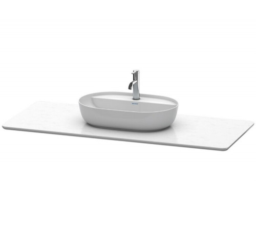 Столешница, Duravit, Luv, шгв 1388*595*20, цвет-белый структурный