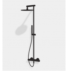 Душевая стойка, Fima Carlo Frattini, Shower column, цвет-черный матовый