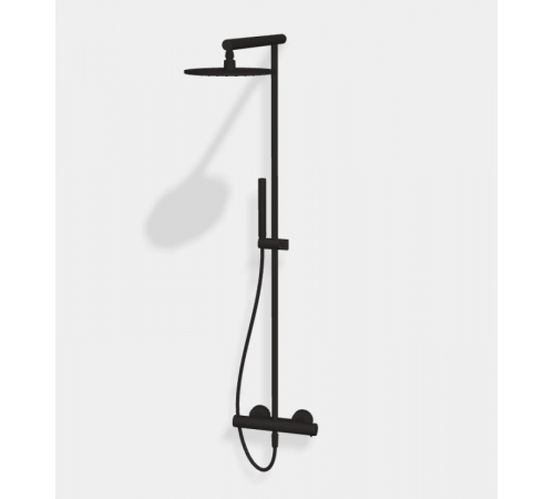 Душевая стойка, Fima Carlo Frattini, Shower column, цвет-черный матовый