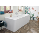 Ванна, Villeroy&Boch, Collaro, шгв 1600*750*470, цвет-альпийский белый (белый Alpin)/хром