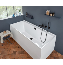 Ванна, Villeroy&Boch, Collaro, шгв 1800*800*470, цвет-альпийский белый/чёрный матовый