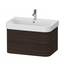Тумба под раковину, Duravit, Happy D.2, шгв 775*490*415, раковина-необходимо заказать, цвет-орех брашированный матовый