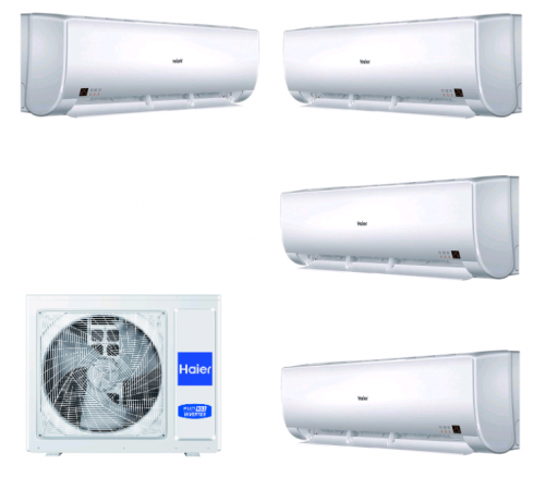4U75S2SR5FA / AS12BS4HRA*4, Мульти-сплит система, Haier, Multi Super Match R32