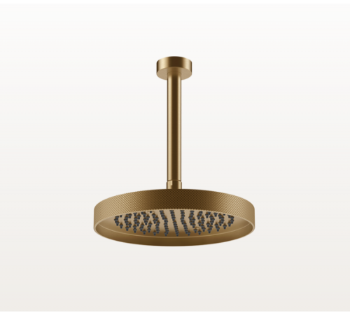 Верхний душ, Gessi, Tondo, 250*250, цвет-Warm Bronze Brushed PVD