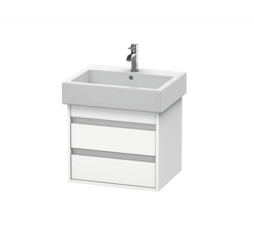 Тумба под раковину, Duravit, Ketho, шгв 550*440*480, раковина-необходимо заказать, цвет-белый матовый