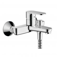 Смеситель для ванны и душа, Hansgrohe, Vernis Blend, настенный, цвет-хром