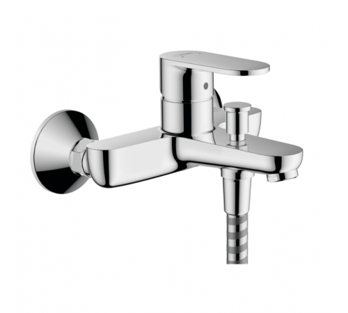 Смеситель для ванны и душа, Hansgrohe, Vernis Blend, настенный, цвет-хром