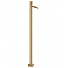 Смеситель для ванны, Gessi, Habito Rigato, напольный, цвет-Warm Bronze Brushed PVD