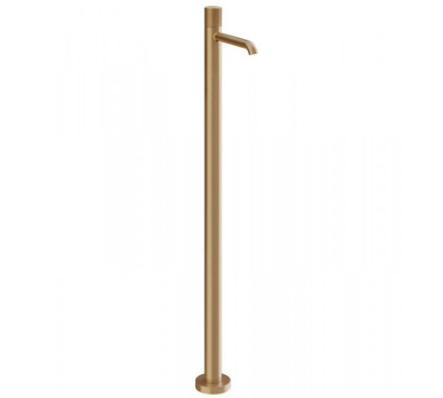 Смеситель для ванны, Gessi, Habito Rigato, напольный, цвет-Warm Bronze Brushed PVD
