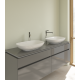 Раковина, Villeroy&Boch, Loop&Friends, шгв 560*380*120, отверстия для смесителя-отсутствуют, CeramicPlus, цвет-альпийский белый (белый Alpin)