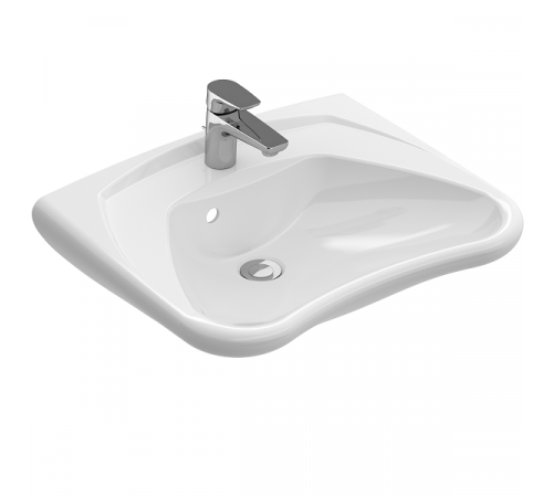 Раковина, Villeroy&Boch, O'Novo Vita, шг 600*490, цвет-альпийский белый