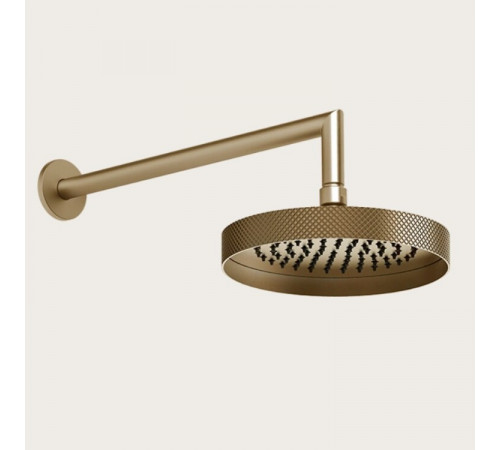 Верхний душ, Gessi, Anello, Diamantao, 218*218, цвет-Warm Bronze Brushed PVD