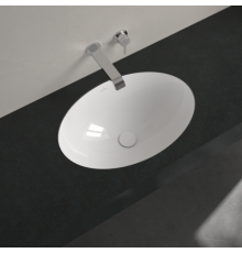 Раковина, Villeroy&Boch, Loop&Friends, шгв 560*380*225, отверстия для смесителя-отсутствуют, цвет-альпийский белый