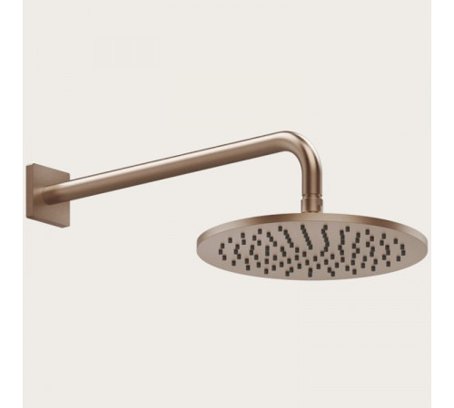 Верхний душ, Gessi, Rilievo, 250*250, цвет-Copper Brushed PVD