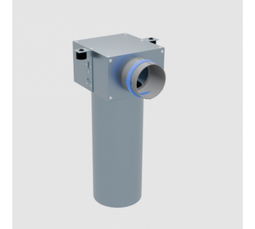 Пленум, Flexag FL-PCP-125/90x1, вентиляционный потолочный, D125, на 1 выxод FLD