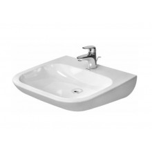 Раковина, Duravit, D-Code, шгв 600*555*155, отверстия для смесителя-1, цвет-белый