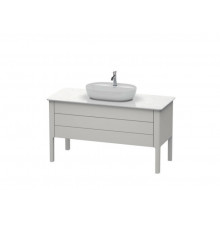 Тумба для консоли, Duravit, Luv, шгв 1338*570*743, раковина-необходимо заказать, цвет-скандинавский белый шелковисто-матовый
