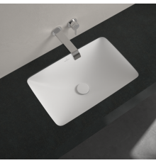 Раковина, Villeroy&Boch, Loop&Friends, шгв 540*340*190, отверстия для смесителя-отсутствуют, CeramicPlus, цвет-альпийский белый