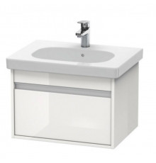 Тумба под раковину, Duravit, Ketho, шгв 600*455*410, раковина-необходимо заказать, цвет-белый глянцевый