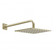 Верхний душ, Gessi, Rilievo, 250*250, цвет-Brushed Brass PVD