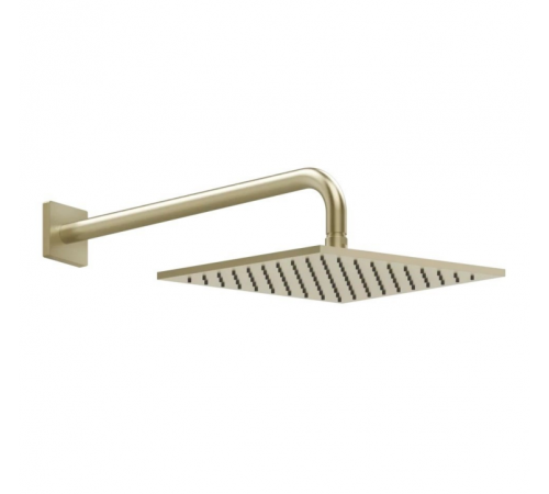 Верхний душ, Gessi, Rilievo, 250*250, цвет-Brushed Brass PVD