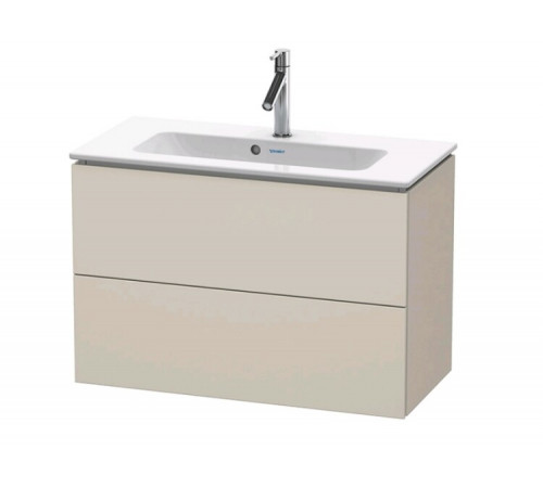 Тумба под раковину, Duravit, L-Cube, шгв 820*391*550, раковина-необходимо заказать, цвет-серо-коричневый матовый