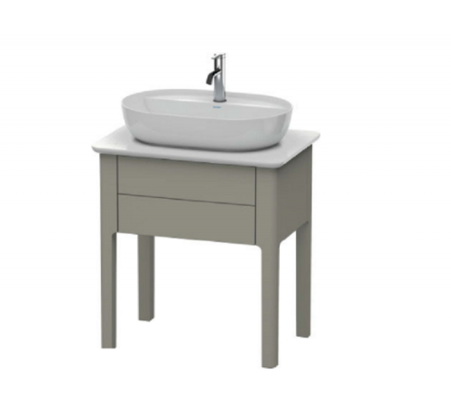 Тумба для консоли, Duravit, Luv, шгв 688*450*743, раковина-необходимо заказать, цвет-каменно-серый шелковисто-матовый