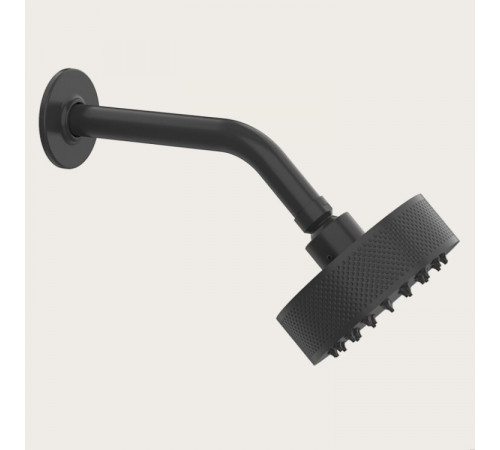 Верхний душ, Gessi, Inciso, Diamantato, 118, цвет-черный матовый