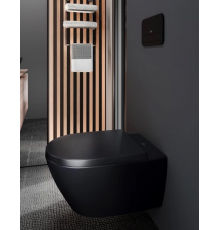 Унитаз, Villeroy&Boch, Subway 2.0, подвесной, шгв 370*560*365, CeramicPlus/AntiBac, цвет-Pure Black