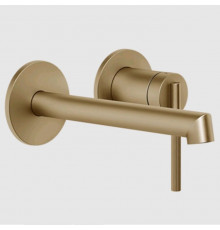 Смеситель для ванны и душа, Gessi, Ingranaggio, цвет-Warm Bronze Brushed PVD