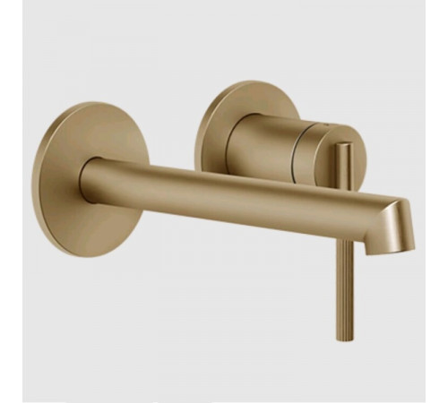 Смеситель для ванны и душа, Gessi, Ingranaggio, цвет-Warm Bronze Brushed PVD